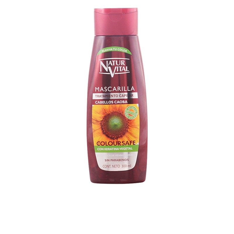 Natur Vital Mascarilla Coloursafe Caoba 300 ml