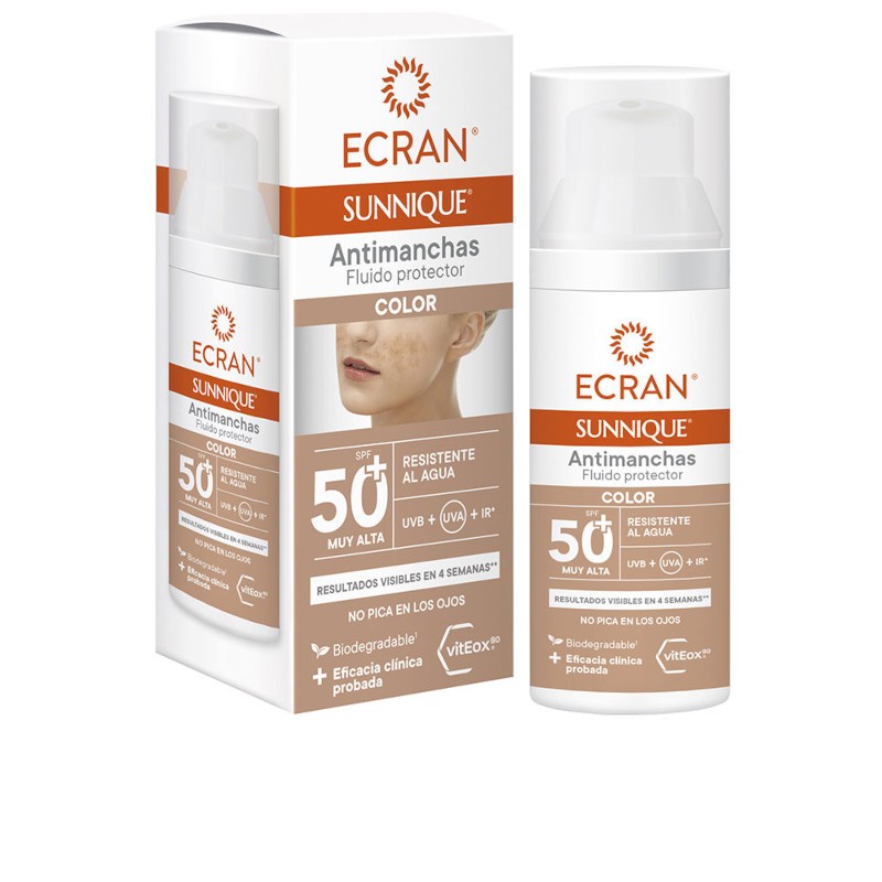 Ecran Sunnique Antimanchas Color Spf50+ 50 ml