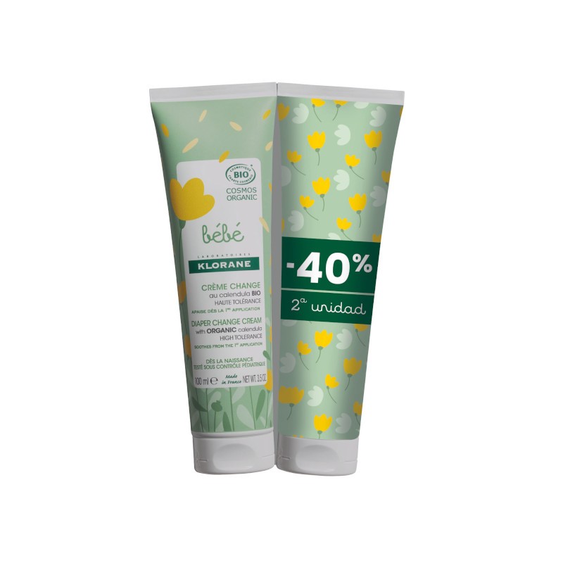 Klorane Crema Cambio Pañal 2x100ml