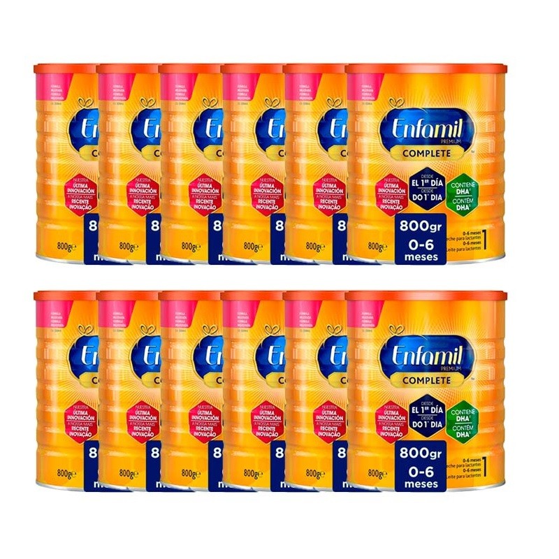 ENFAMIL Complete 1 Leche de Inicio PACK AHORRO 12x800gr