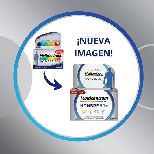 MULTICENTRUM Hombre 50+ (90 Comprimidos)