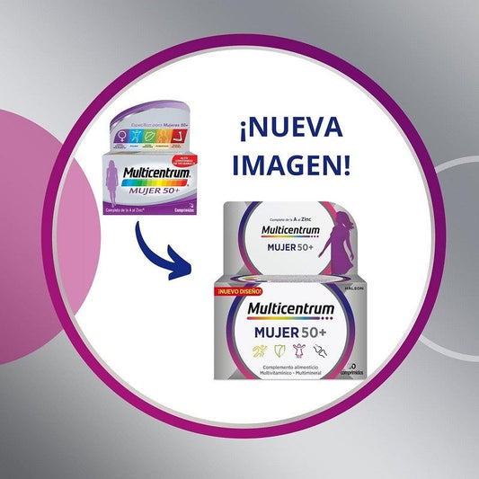 MULTICENTRUM Mujer 50+ (90 Comprimidos)