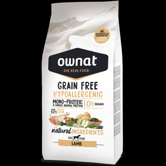 Ownat Just Canine Adult Grain Free Lamb Dry Food 14kg