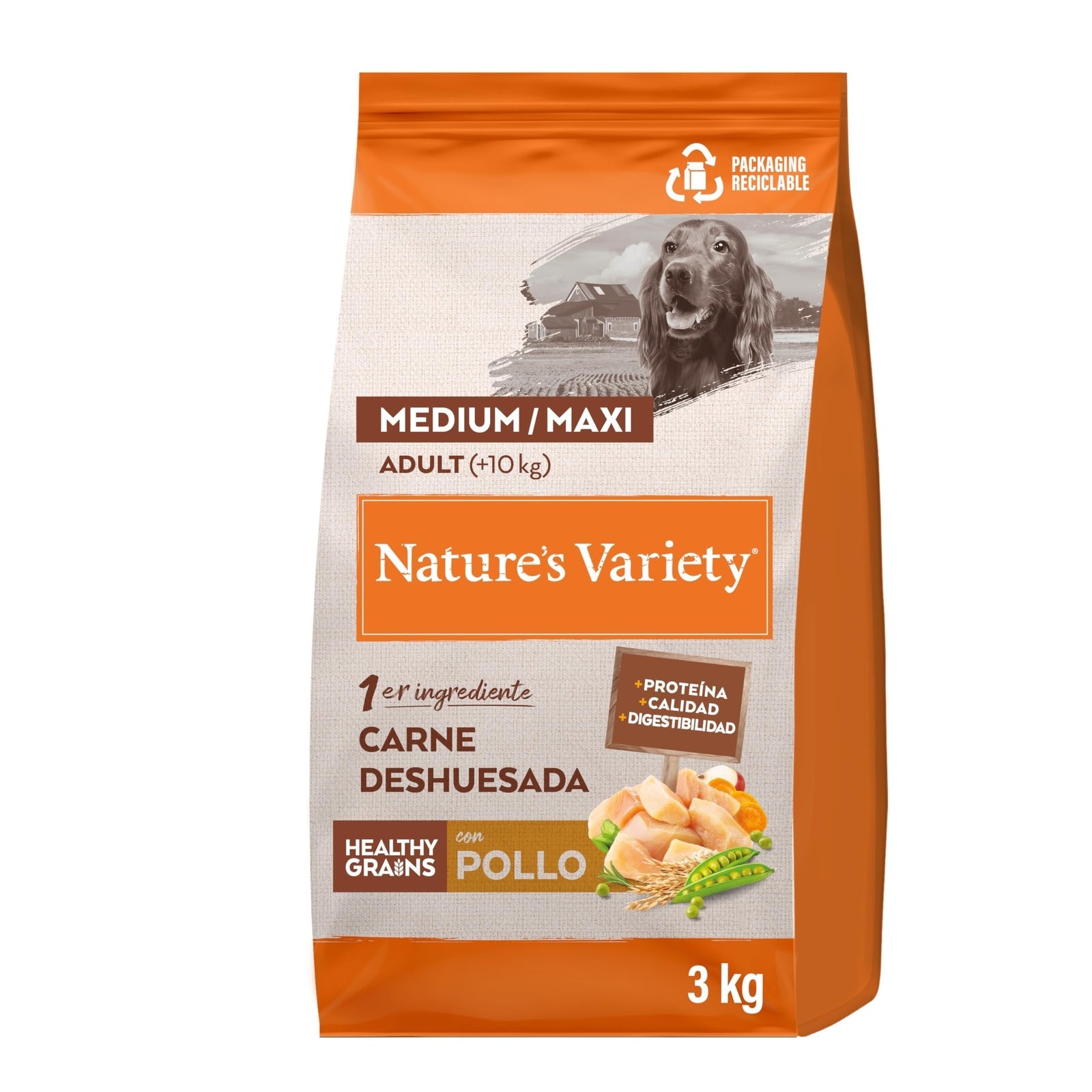 Nature's Variety Dog Healthy Grain Pollo Pienso Seco 3kg