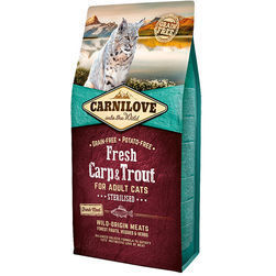 Carnilove Feline Adult Sterilised Dry Fish Food 6kg