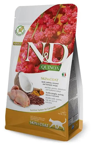 Farmina N&amp;D Quinoa Skin Coat with Quail Dry Food 300g