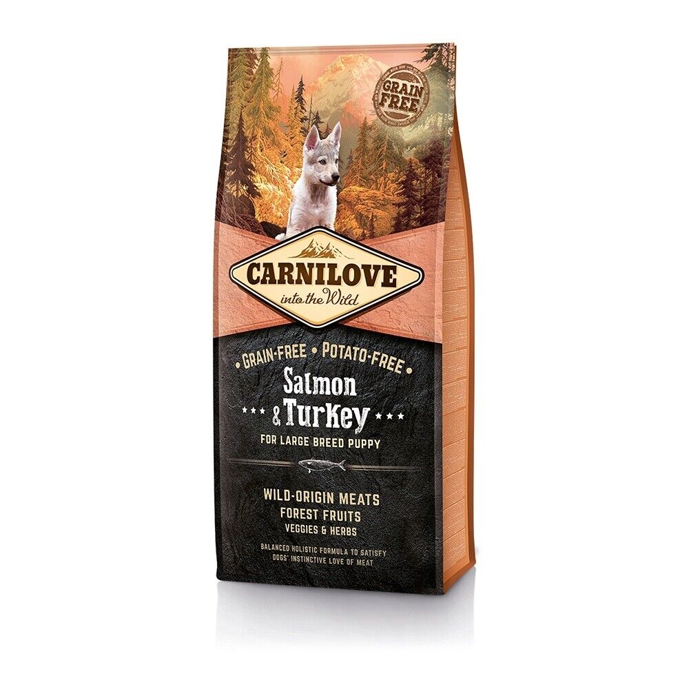 Carnilove Salmon & Turkey Comida para Cachorros 12kg