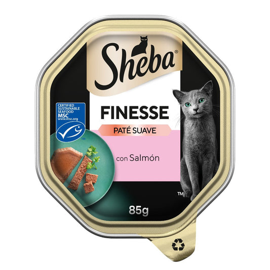 Whiskas Sheba Finesse Salmón Húmeda 85g