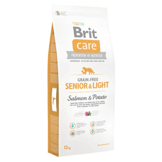 Brit Care Grain Free Senior Light Salmon Dry Food 12Kg