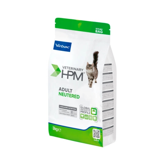 Virbac HPM Cat Adult Neutered Dry Food 3Kg