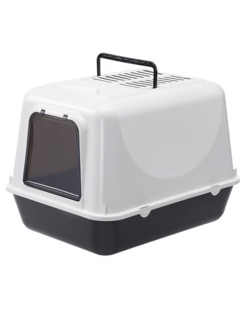 Ferplast Clear Cat 20 Caja de Arena Cubierta Negra 1,5Kg