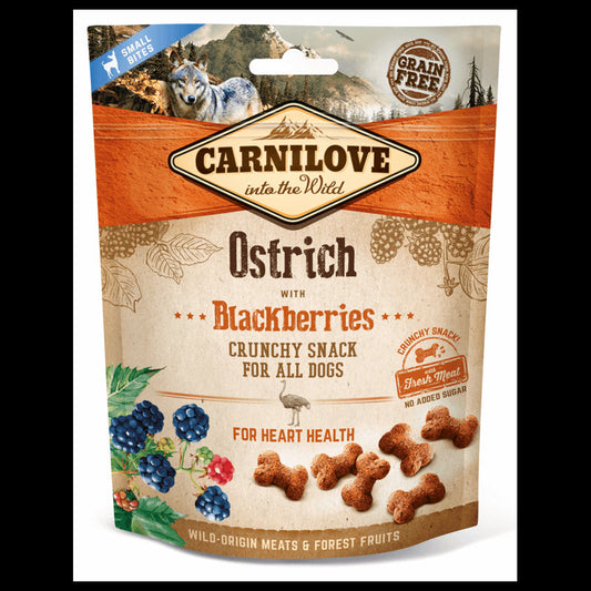 Carnilove Canine Crunchy Snack Avestruz Moras Snack 1,2Kg