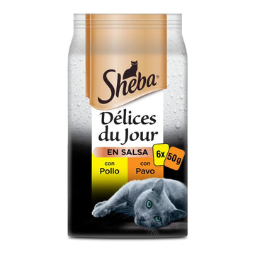 Sheba Delices Du Jour Aves Wet Cat Food 12 packs of 6 sachets of 50g