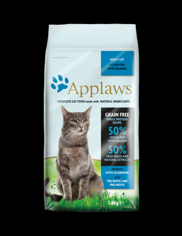 Applaws Cat Dry Adulto Pescado y Salmón Comida Seca 350g