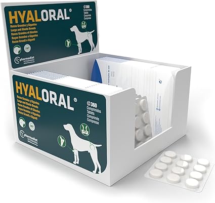 Pharmadiet Hyaloral Clasic Perro Raza Grande Comprimidos 360 ud