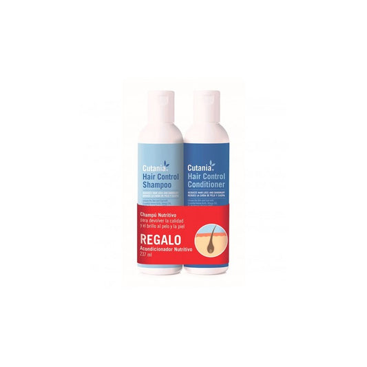 Vetnova Cutania Hair Control Pack Champú y Acondicionador 236ml + 236ml