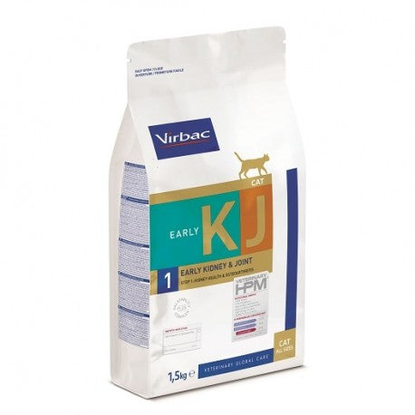 Virbac HPM Feline Early Kidney & Joint KJ1 Pienso para Gatos 3kg