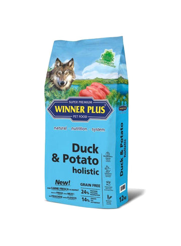 Winner Plus Canine Adult Holistic Duck Potato 12kg