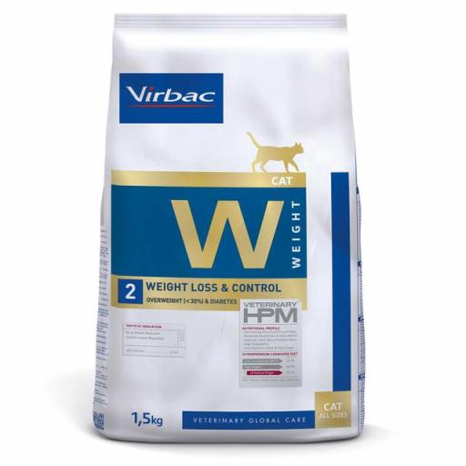 Virbac HPM Feline Control W2 Pienso Seco 1,5Kg