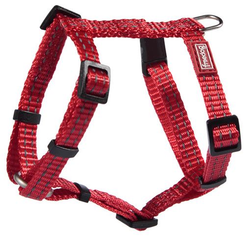 Freedog Arnés de Nylon Reflectante Rojo 1 ud