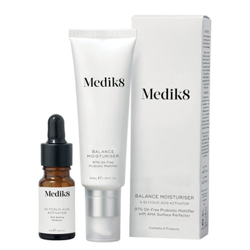 Medik8 Balance Moisturiser 50 ml & Glycolic Acid Activator 10 ml