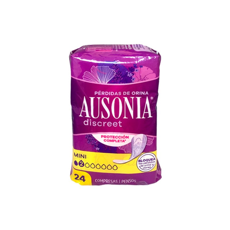 AUSONIA Discreet Mini Compresa 24 Unidades