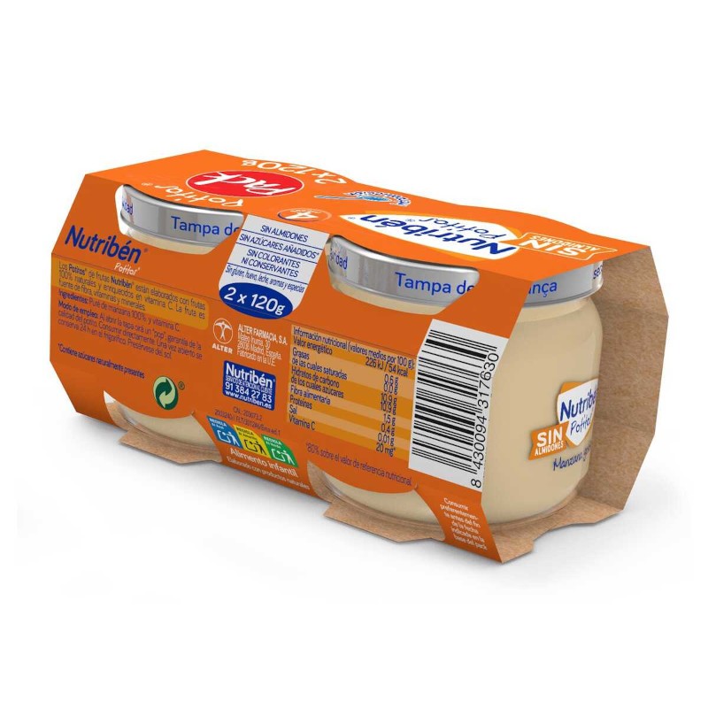 Nutriben Potito Introducción Manzana Golden 2x120g