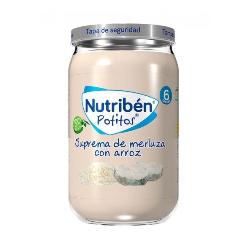 Nutriben Potito Arroz con Merluza 235g