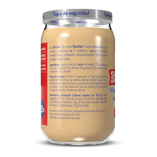Nutribén Menestra de Verduras con Jamón y Ternera 235g