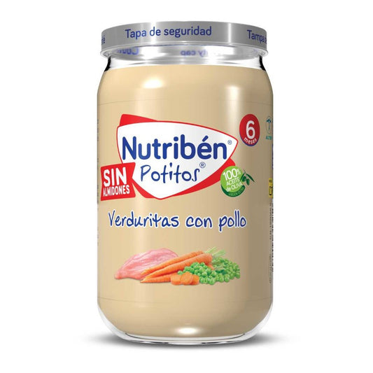 Nutribén Potito Verduritas con Pollo 6x235g