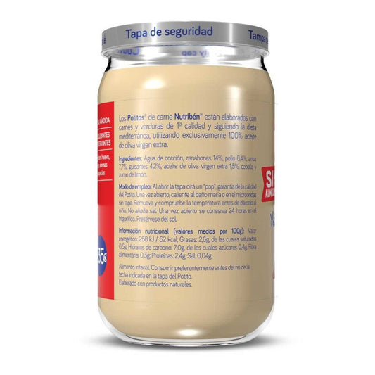 Nutribén Potito Verduritas con Pollo 235g