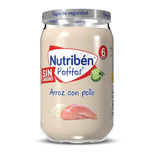 Nutribén Potito Pollo Con Arroz 6x235g