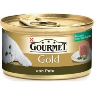 Purina Gourmet Gold Mousse Duck Moist Spinach 85g
