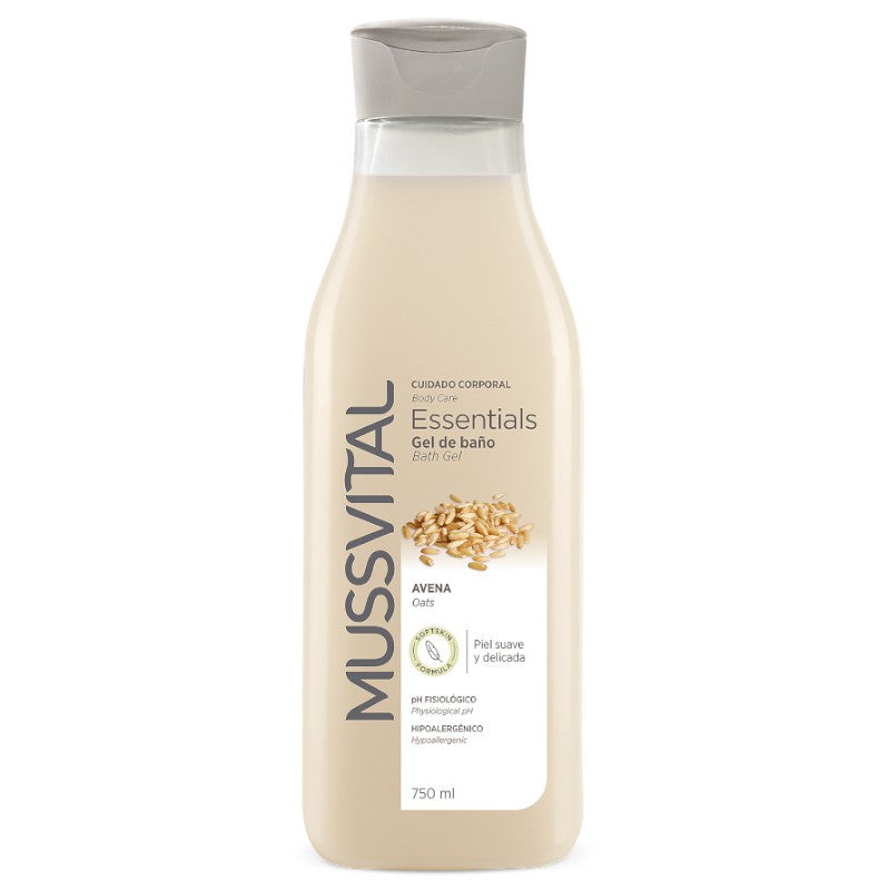 MUSSVITAL Gel de Baño con Avena 750ml