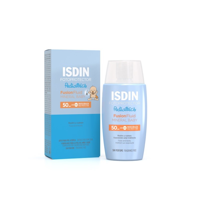 ISDIN Fusion Fluid Mineral Baby Pediatrics SPF 50 Fotoprotector 50ml