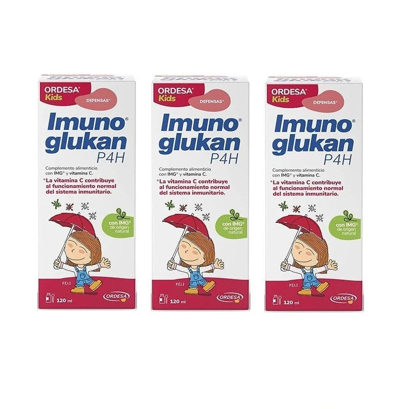 IMUNOGLUKAN Jarabe P4H TRIPLO 3x120ml