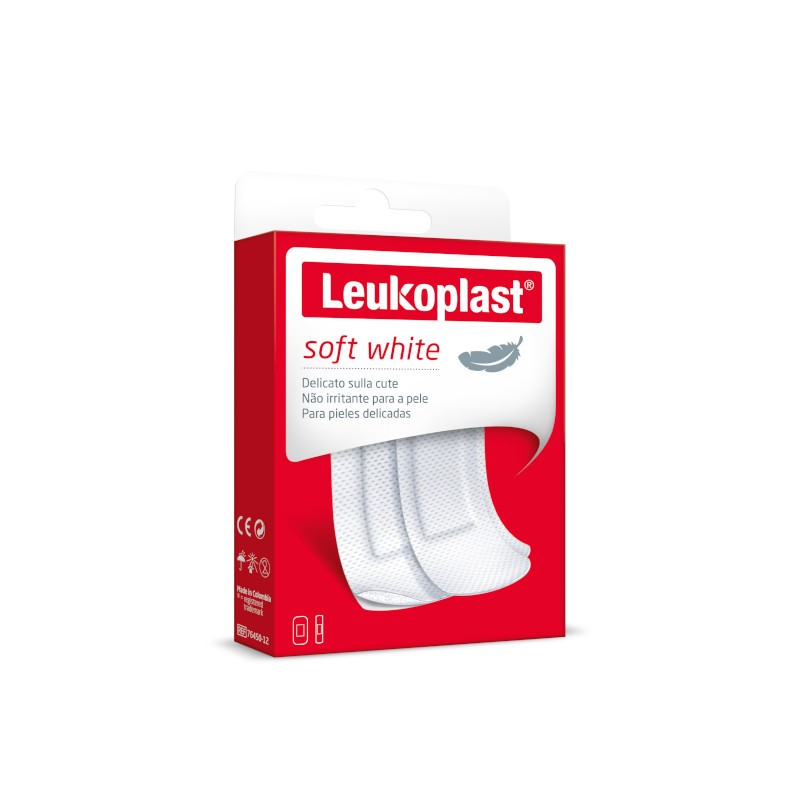 Leukoplast Soft White 19 mm x 72 mm 20 unidades