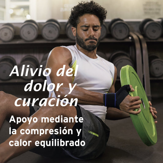 Actimove Estabilizador de Pulgar con Férulas Color Negro Talla S/M 1 unidad