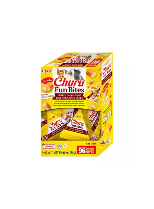 Churu Cat Fun Bites Snacks de Pollo con Queso 146g