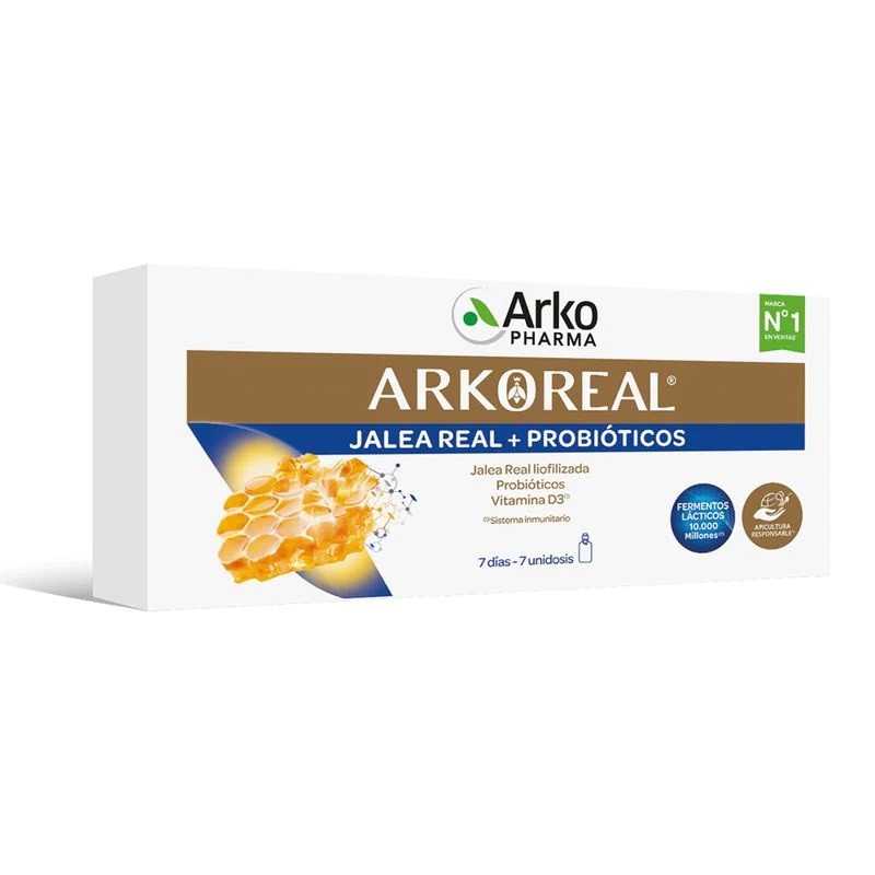 ARKOREAL Jalea Real y Probióticos 7 dosis
