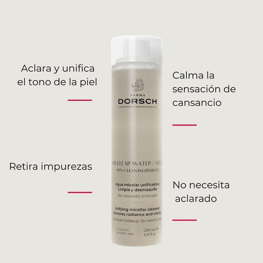 Farma Dorsch Micellar Water Antioxidante con Vitamina C 200 ml