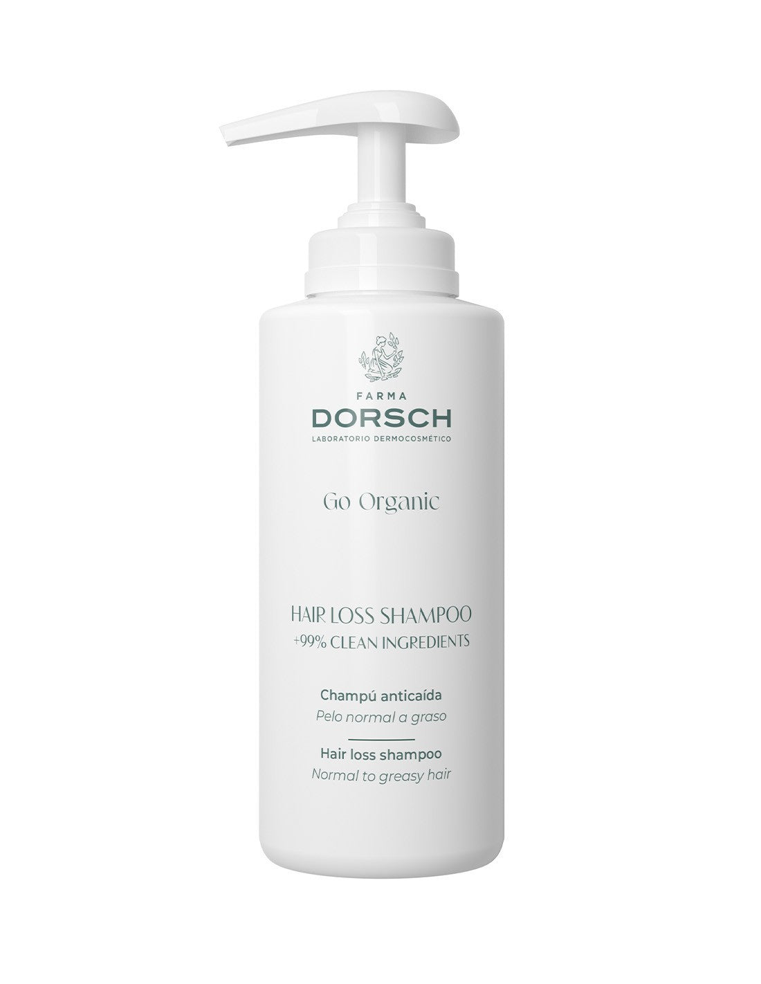 Farma Dorsch Go Organic Champú Anticaída Pelo normal a graso 500 ml