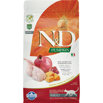 Farmina N&D Pumpkin Codorniz Alimento Seco para Gatos 1.5kg