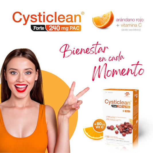 CYSTICLEAN Forte 240mg PAC 60 Cápsulas