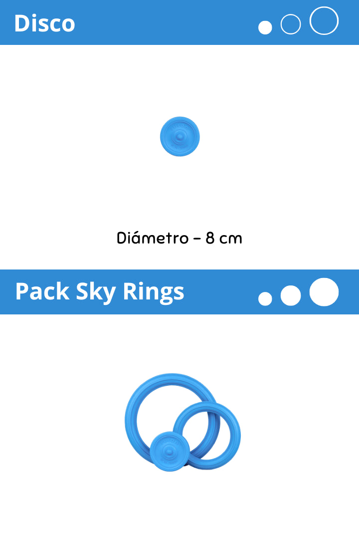 Rucan Sky Rings Juguetes Interactivos 3 ud