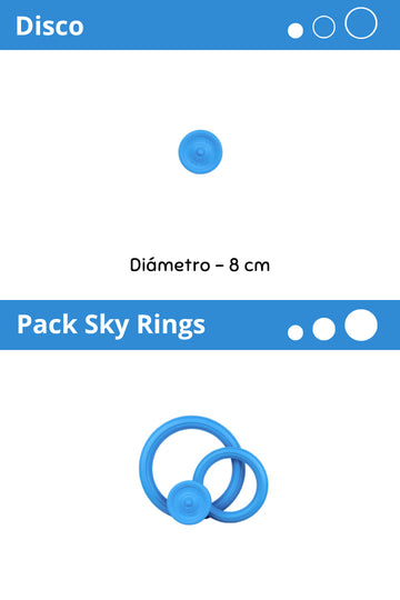 Rucan Sky Rings Juguetes Interactivos 3 ud