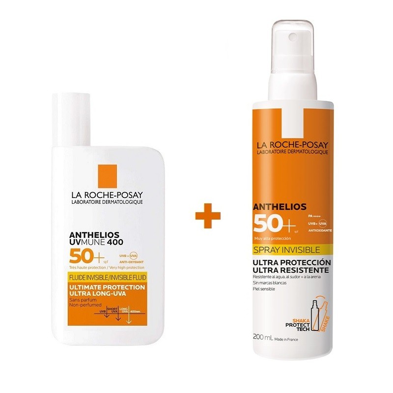 ANTHELIOS UV-MUNE 400 Invisible Fluid (SPF50+) + Invisible Spray SPF50+ (200ml)