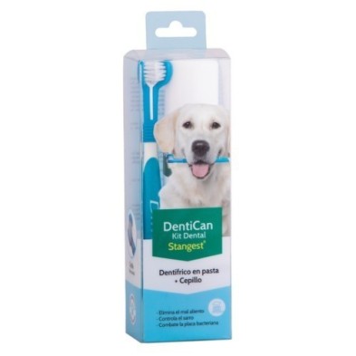 Stangest Kit Dental Cepillo + Pasta para Perros 100ml