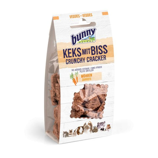 Bunny Snacks Crunchy Cracker Zanahoria Seca 50g