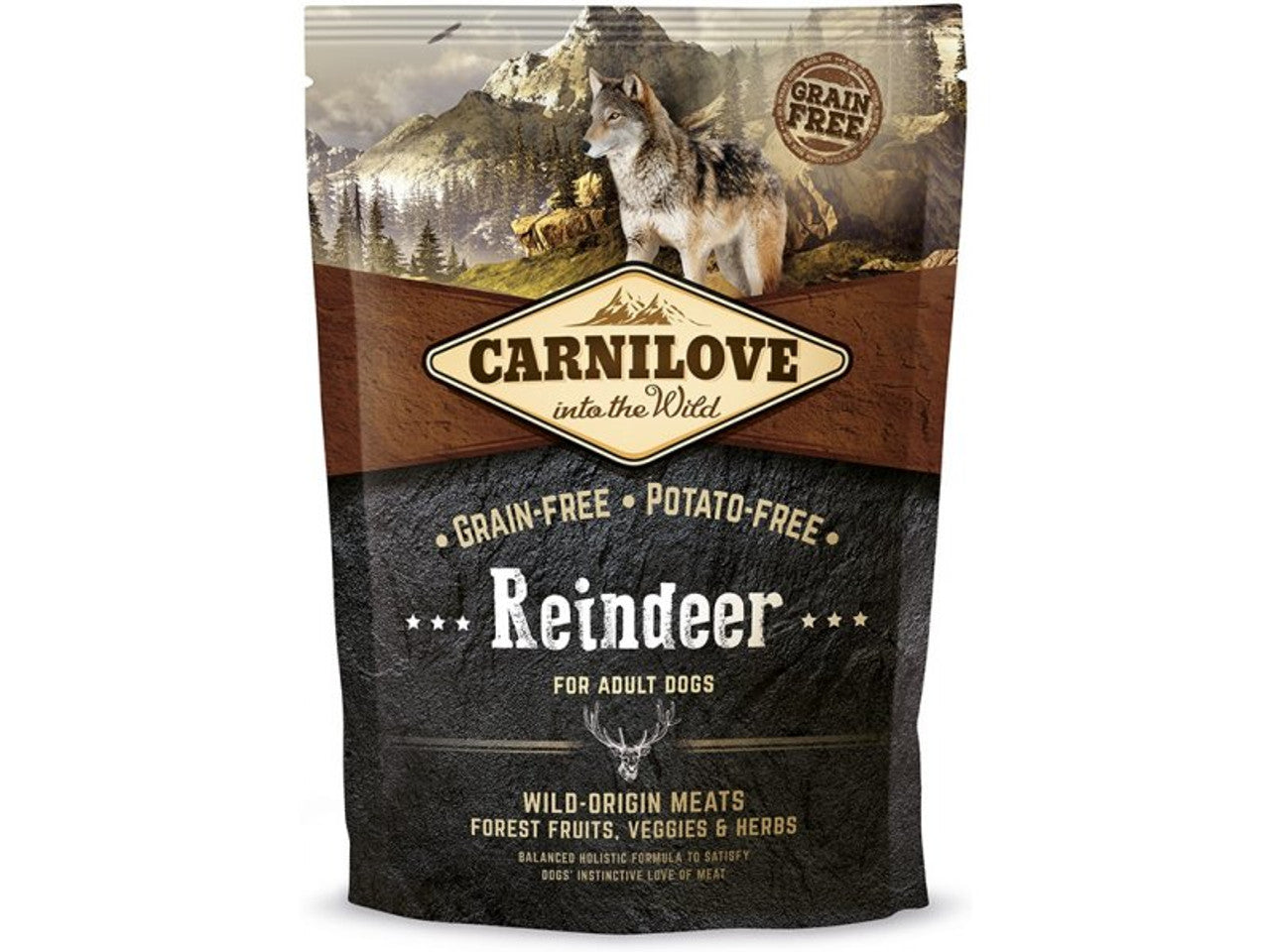 Carnilove Canine Adult Reindeer Dog Food 1.5Kg